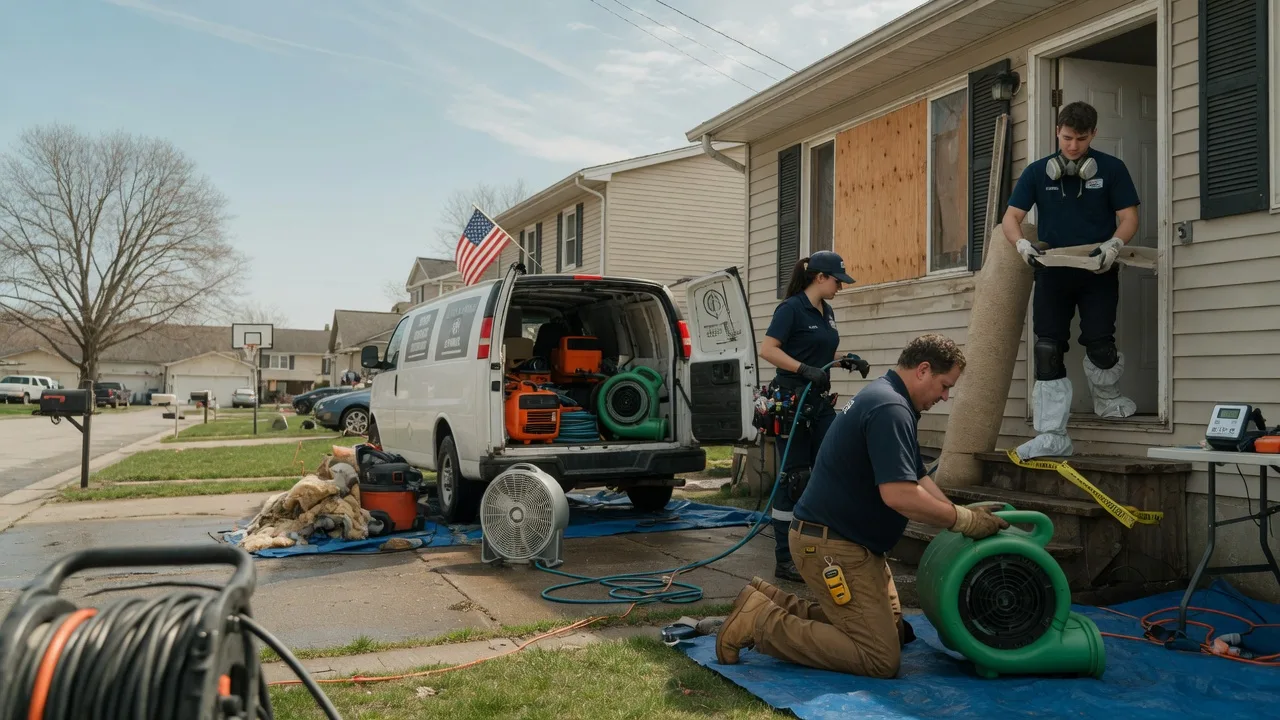 Water Damage Restoration in Almont, ND near me